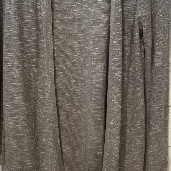 J. Jill Heathered Gray Open Cardigan - Picture 6 of 9